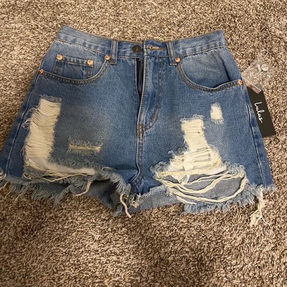 lulus jean shorts